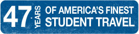 46 years of America's Finest Student Travel