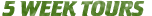 5 week teen tours