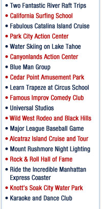 American Horizons Teen Tour Activities