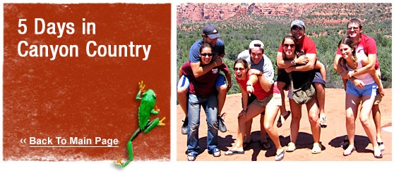 ATW Teen Tours :  5 Days in Canyon Country