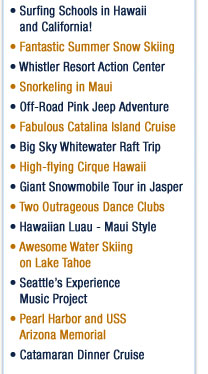 Camp inn 42 Teen Tour Activities