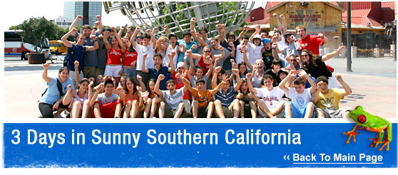 ATW Teen Tours : 3 Days in Sunny Southern California