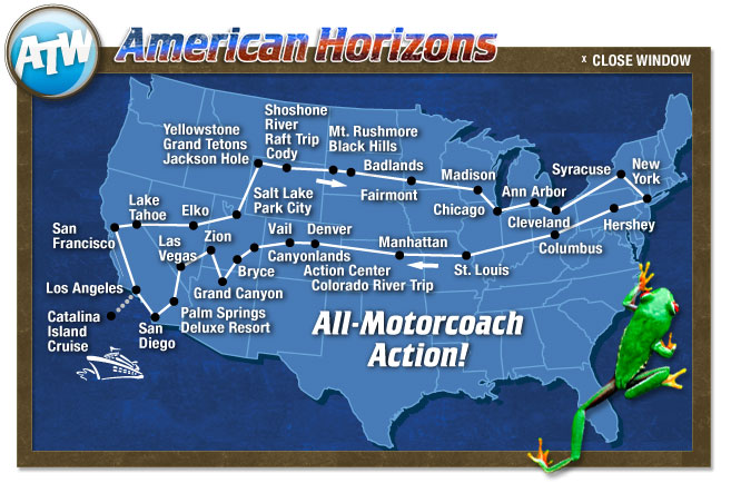 American Horizons Map