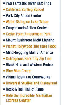 Adventure Roads Teen Tour Activities
